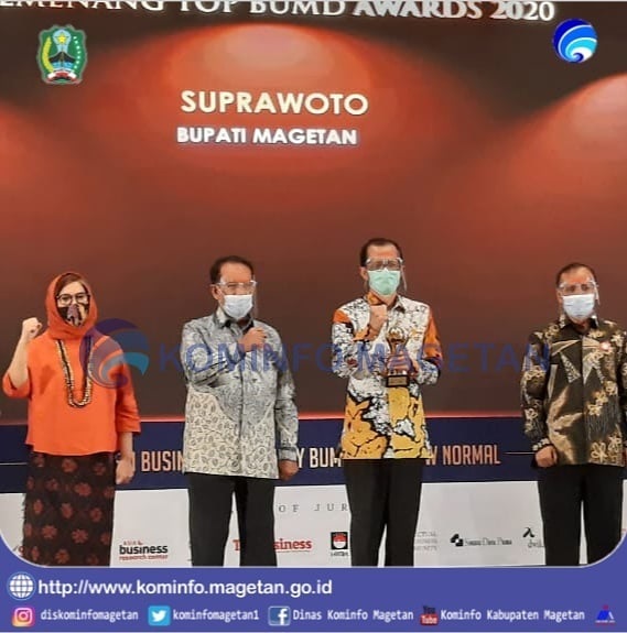 Bupati Magetan Dan BPRS Magetan Memenangkan TOP BUMD Awards 2020 ...