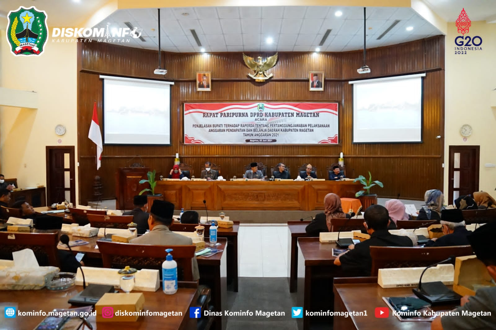 RAPAT PARIPURNA PENJELASAN BUPATI TERHADAP RAPERDA TENTANG ...