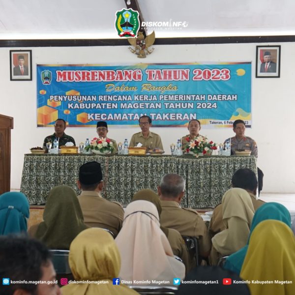 MUSRENBANG KECAMATAN TAKERAN TAHUN 2023 DALAM RANGKA PENYUSUNAN RKPD ...