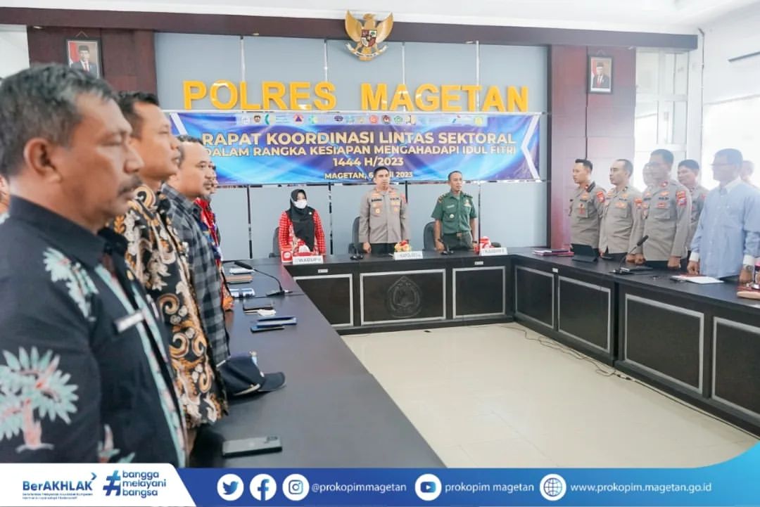 Rakor Lintas Sektoral Jelang Perayaan Idul Fitri 2023 Dinas