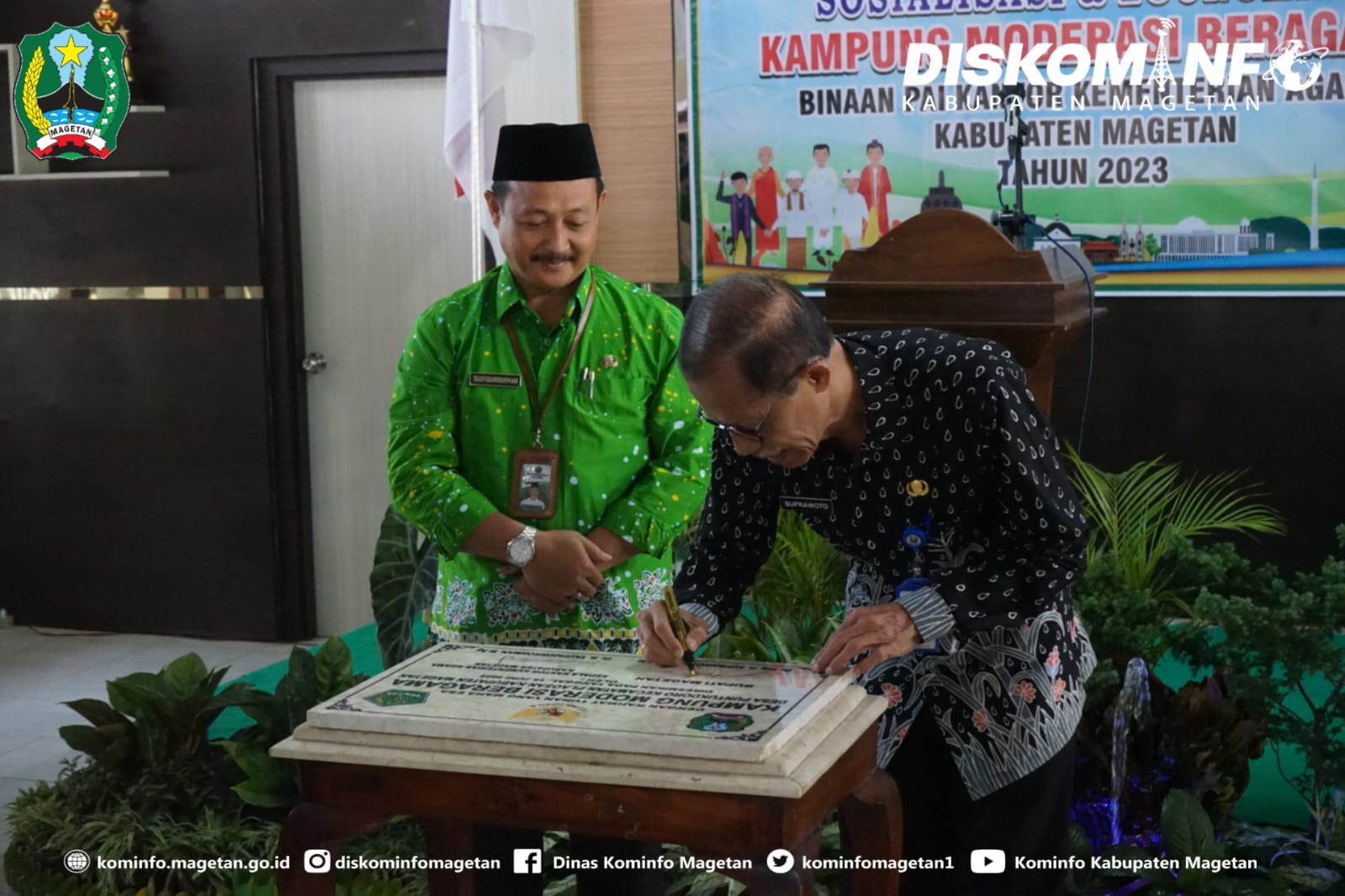 SOSIALISASI DAN LAUNCHING KAMPUNG MODERASI BERAGAMA – Dinas Komunikasi ...