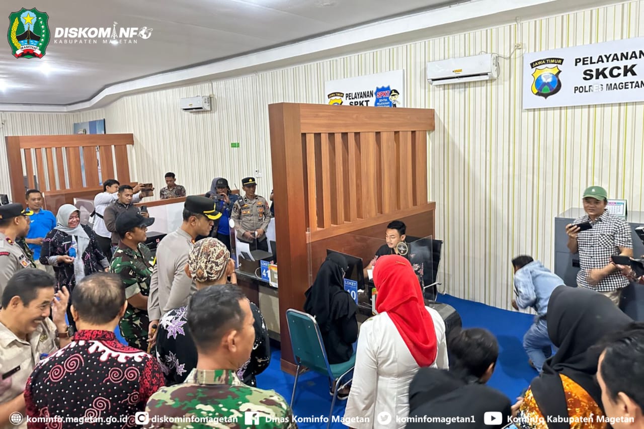 LAUNCHING PELAYANAN SKCK DAN SPKT POLRES MAGETAN DI MAL PELAYANAN ...